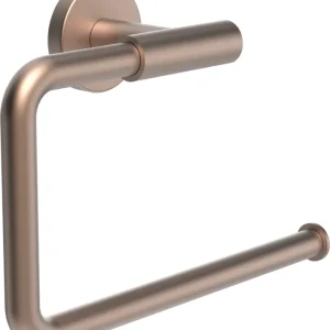 Porte-linge à anneau Laufen Niara Or rose PVD brossé base chrome Prix Bas